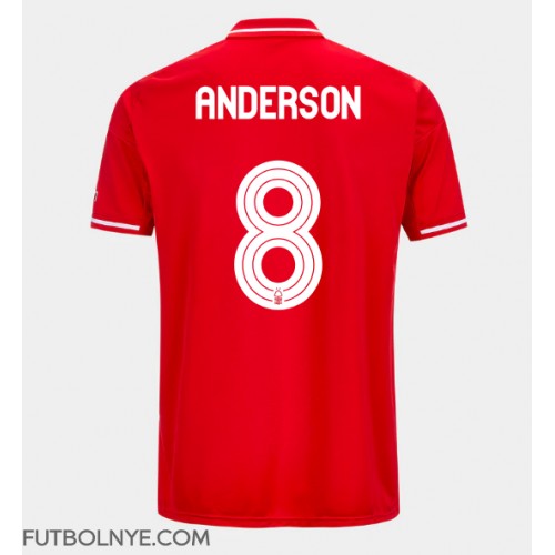 Camiseta Nottingham Forest Elliot Anderson #8 Primera Equipación 2025-26 manga corta Camiseta Nottingham Forest Elliot Anderson #8 Primera Equipación 2025-26 manga corta